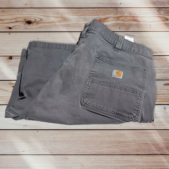 Carhartt Gray Carpenter Shorts Waist 44 - Picture 8 of 8